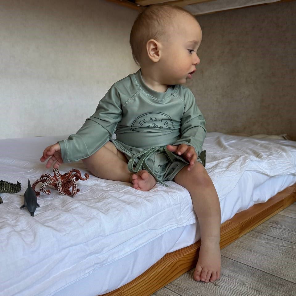 Сонцезахисний купальний костюм з SPF, пальми